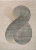 ivory ivory wool and silk hand knotted Rug