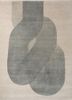 entropy ivory wool and silk hand knotted Rug - HeadShot entropy ivory wool and silk hand knotted Rug - HeadShot