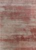 tattvam red and orange wool and silk hand knotted Rug - HeadShot tattvam red and orange wool and silk hand knotted Rug - HeadShot