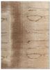  ivory wool and silk hand knotted Rug