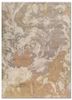 ivory ivory wool and silk hand knotted Rug
