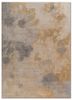 ivory ivory wool and silk hand knotted Rug