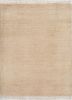 aprezo beige and brown wool and silk hand knotted Rug - HeadShot aprezo beige and brown wool and silk hand knotted Rug - HeadShot
