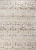 erbe ivory wool and silk hand knotted Rug - HeadShot erbe ivory wool and silk hand knotted Rug - HeadShot