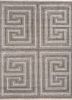 thyme beige and brown wool hand knotted Rug - HeadShot thyme beige and brown wool hand knotted Rug - HeadShot