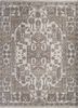 thyme ivory wool hand knotted Rug - HeadShot