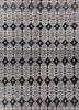 manifest grey and black wool and viscose hand knotted Rug - HeadShot manifest grey and black wool and viscose hand knotted Rug - HeadShot