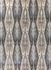 savana grey and black wool and viscose hand knotted Rug - HeadShot
