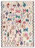 zuri ivory wool and viscose hand knotted Rug - HeadShot zuri ivory wool and viscose hand knotted Rug - HeadShot