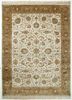  ivory silk hand knotted Rug