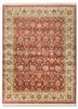 red and orange red and orange silk hand knotted Rug