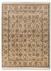 ivory ivory silk hand knotted Rug