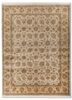 ivory ivory silk hand knotted Rug