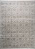 ivory ivory silk hand knotted Rug