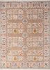  ivory silk hand knotted Rug