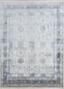 ivory silk hand knotted Rug