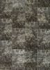 uvenuti grey and black wool hand knotted Rug - HeadShot