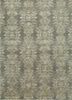 far east grey and black wool and silk hand knotted Rug - HeadShot far east grey and black wool and silk hand knotted Rug - HeadShot
