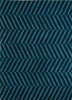 indusbar blue wool flat weaves Rug - HeadShot