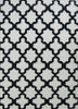 indusbar grey and black wool flat weaves Rug - HeadShot indusbar grey and black wool flat weaves Rug - HeadShot