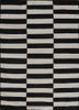 grey and black grey and black wool flat weaves Rug