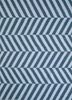 blue blue wool flat weaves Rug