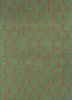  green wool flat weaves Rug