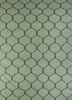 green green wool flat weaves Rug
