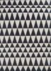 grey and black grey and black wool flat weaves Rug