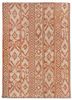 indusbar red and orange wool flat weaves Rug - HeadShot indusbar red and orange wool flat weaves Rug - HeadShot