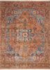 someplace in time red and orange afghan wool hand knotted Rug - HeadShot someplace in time red and orange afghan wool hand knotted Rug - HeadShot