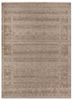 someplace in time ivory wool hand knotted Rug - HeadShot