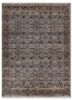 blue blue afghan wool hand knotted Rug