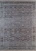grey and black grey and black afghan wool hand knotted Rug