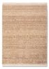 beige and brown beige and brown afghan wool hand knotted Rug