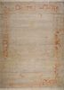 far east ivory afghan wool hand knotted Rug - HeadShot far east ivory afghan wool hand knotted Rug - HeadShot