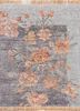 pansy grey and black afghan wool hand knotted Rug - HeadShot pansy grey and black afghan wool hand knotted Rug - HeadShot