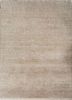 manifest beige and brown wool and silk hand knotted Rug - HeadShot