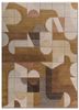aakar by kavi gold wool and silk hand knotted Rug - HeadShot aakar by kavi gold wool and silk hand knotted Rug - HeadShot