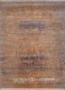 beige and brown beige and brown wool and silk hand knotted Rug