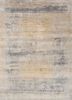 ivory ivory wool and silk hand knotted Rug