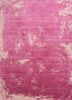 pink and purple pink and purple wool and silk hand knotted Rug