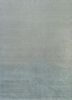 grey and black grey and black wool and silk hand knotted Rug