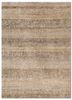 ivory ivory wool and silk hand knotted Rug