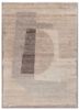 unfold by kavi beige and brown wool and silk hand knotted Rug - HeadShot unfold by kavi beige and brown wool and silk hand knotted Rug - HeadShot