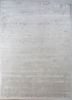  ivory wool and silk hand knotted Rug