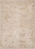  ivory wool and silk hand knotted Rug