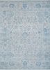 erbe blue wool hand knotted Rug - HeadShot