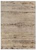 entropy beige and brown afghan wool hand knotted Rug - HeadShot