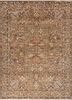 erbe red and orange afghan wool hand knotted Rug - HeadShot